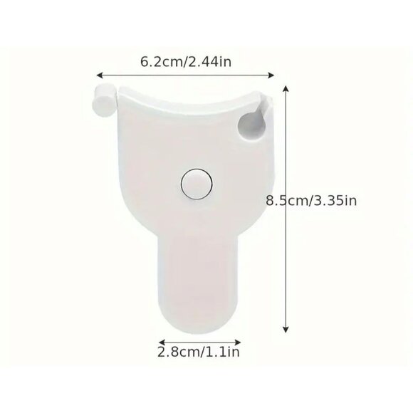 WHITE Set of 3 Body Measurement Tape Measures NEW - Picture 3 of 5